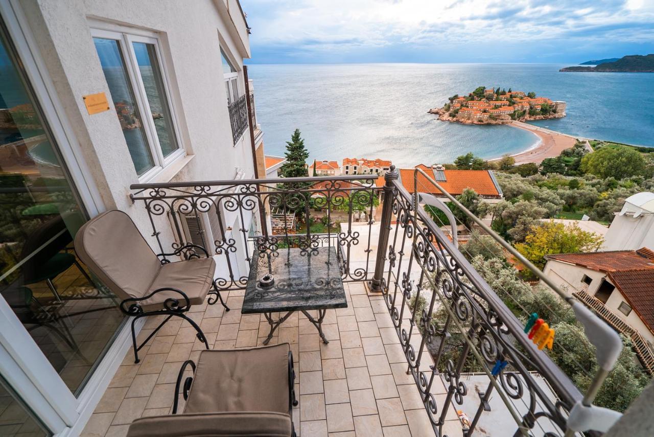 Villa Edelweiss Sveti Stefan Buitenkant foto