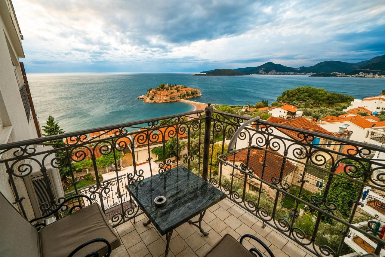 Villa Edelweiss Sveti Stefan Buitenkant foto