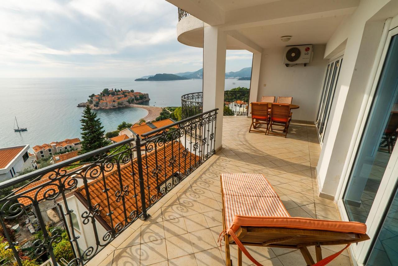 Villa Edelweiss Sveti Stefan Buitenkant foto