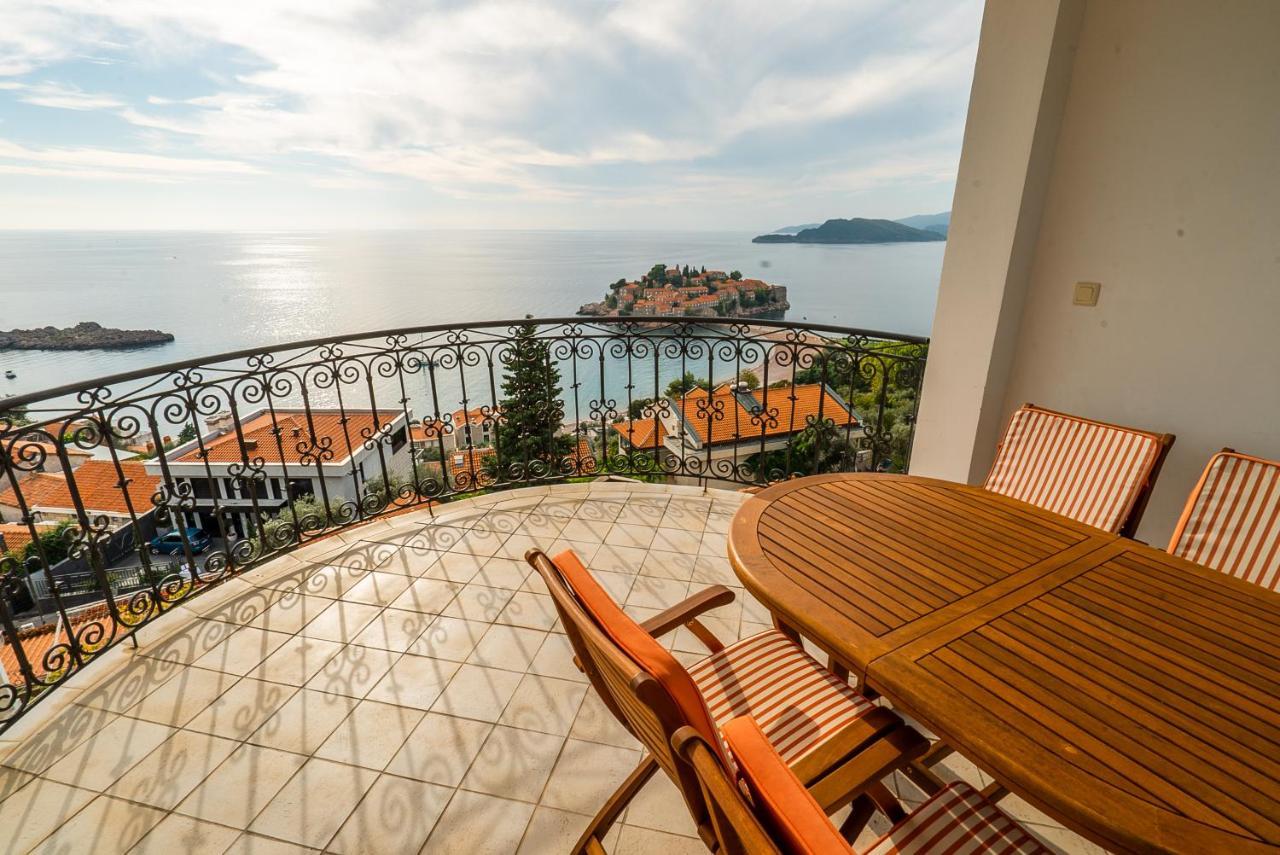 Villa Edelweiss Sveti Stefan Buitenkant foto