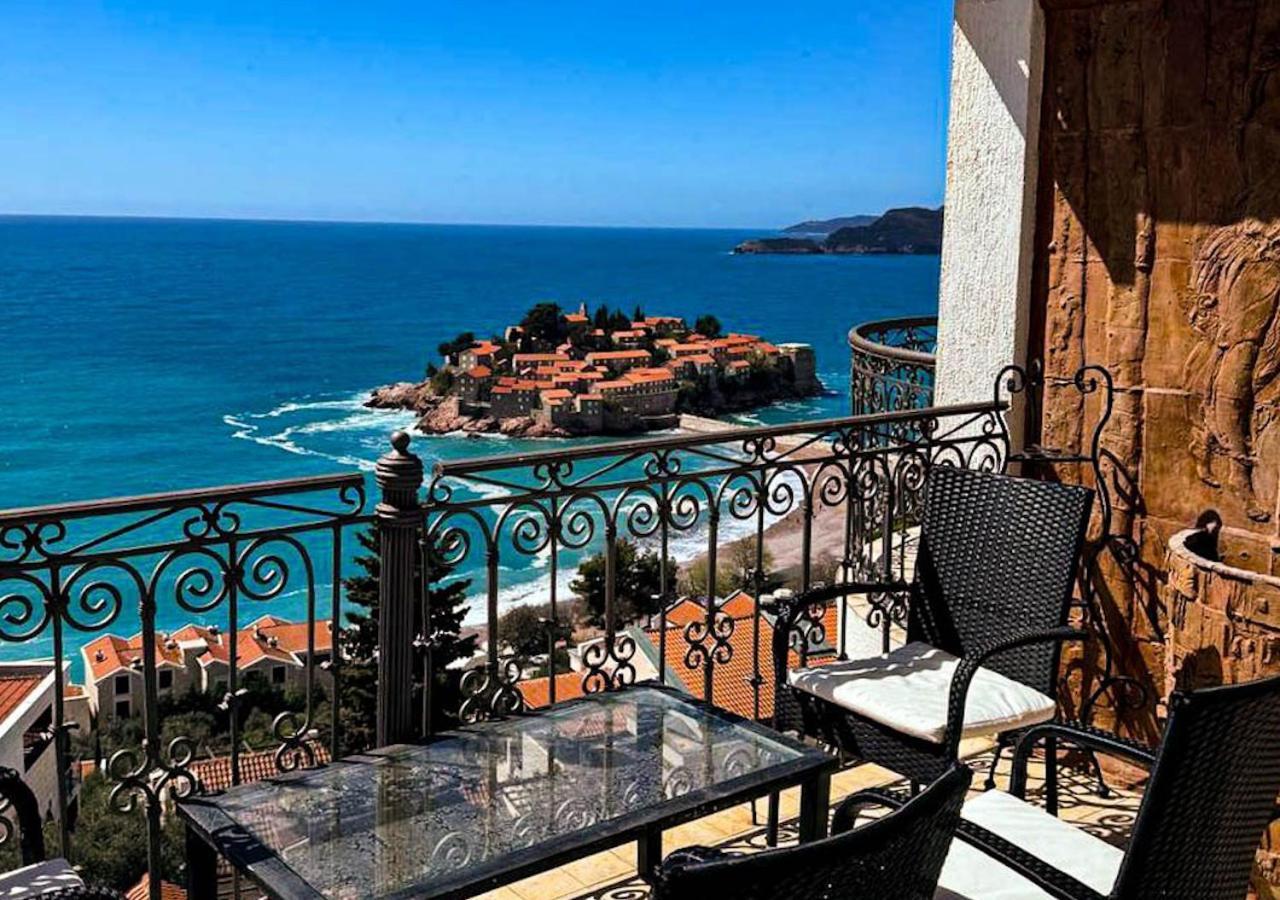 Villa Edelweiss Sveti Stefan Buitenkant foto